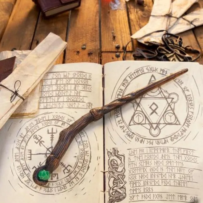 Epic Armoury Baguette Druide, Brun 4 Epic Armoury Baguette Druide, Brun – Image 2