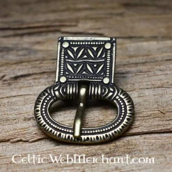 Boucle De Ceinture Classique Tardive, Argentée