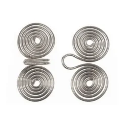 Boucle De Manteau Anglo-saxon, Argentait