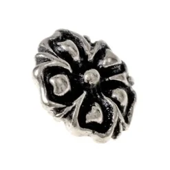 Promos Halloween Boutique 6 Boutons Du 14ème Siècle Fleur, Ensemble De 5 Pièces, étain