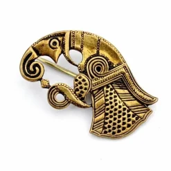 Broche Corbeau Germanique Gotland, à Droite, Bronze