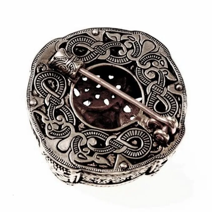 Broche Tambour Viking Grand, Argentait 4 Broche Tambour Viking Grand, Argentait – Image 2