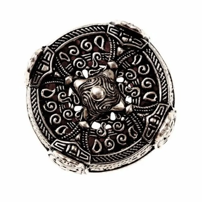 Broche Tambour Viking Grand, Argentait 5 Broche Tambour Viking Grand, Argentait – Image 3