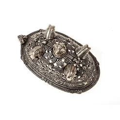 Broche Tortue Viking Birka, Tombe 860, Argentait