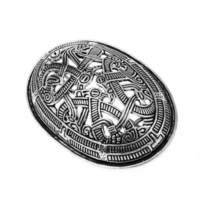 Broche Tortue Viking De Style Jellinge, Argentait, Prix Par Pièce 3 Broche Tortue Viking De Style Jellinge, Argentait, Prix Par Pièce