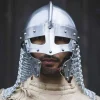 Epic Armoury Casque De Spectacle Viking Avec Cotte De Mailles