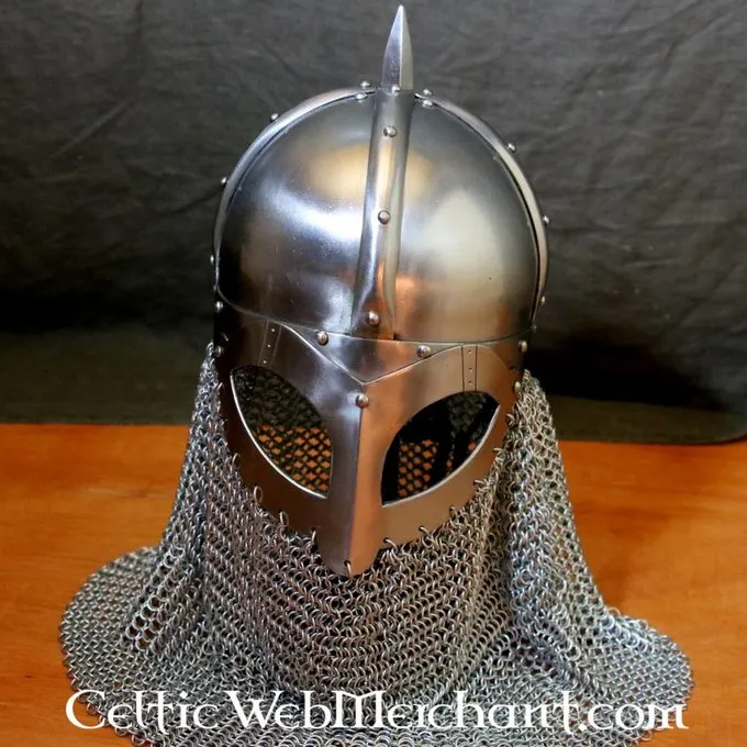 Deepeeka Casque Viking à Nuquière De Maille 3 Deepeeka Casque Viking à Nuquière De Maille