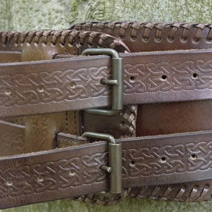 Epic Armoury Ceinture à La Taille Noeuds Celtiques, Marron 3 Epic Armoury Ceinture à La Taille Noeuds Celtiques, Marron