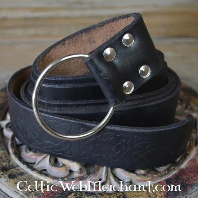 Leonardo Carbone Ceinture Avec Noeud Celtique, Noir 4 Leonardo Carbone Ceinture Avec Noeud Celtique, Noir – Image 2