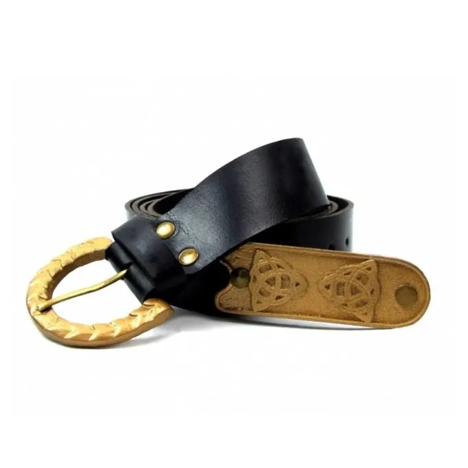 Leonardo Carbone Ceinture Celtique Cináed, Noir 6 Leonardo Carbone Ceinture Celtique Cináed, Noir – Image 4