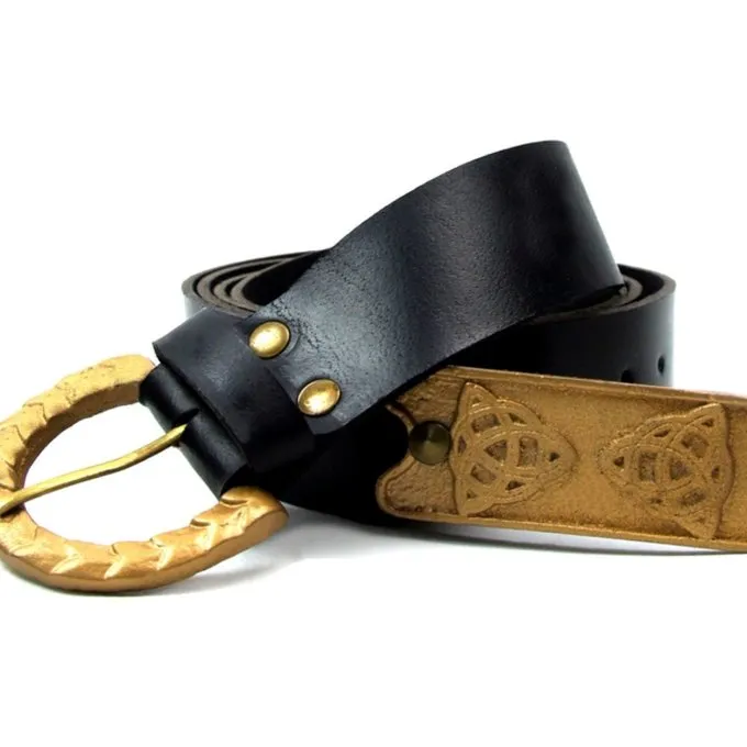 Leonardo Carbone Ceinture Celtique Cináed, Noir 8 Leonardo Carbone Ceinture Celtique Cináed, Noir – Image 6