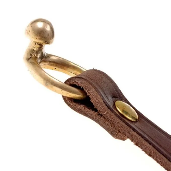 Ceinture Celtique De La Tène Avec Crochet De Ceinture, Noir 5 Ceinture Celtique De La Tène Avec Crochet De Ceinture, Noir – Image 3