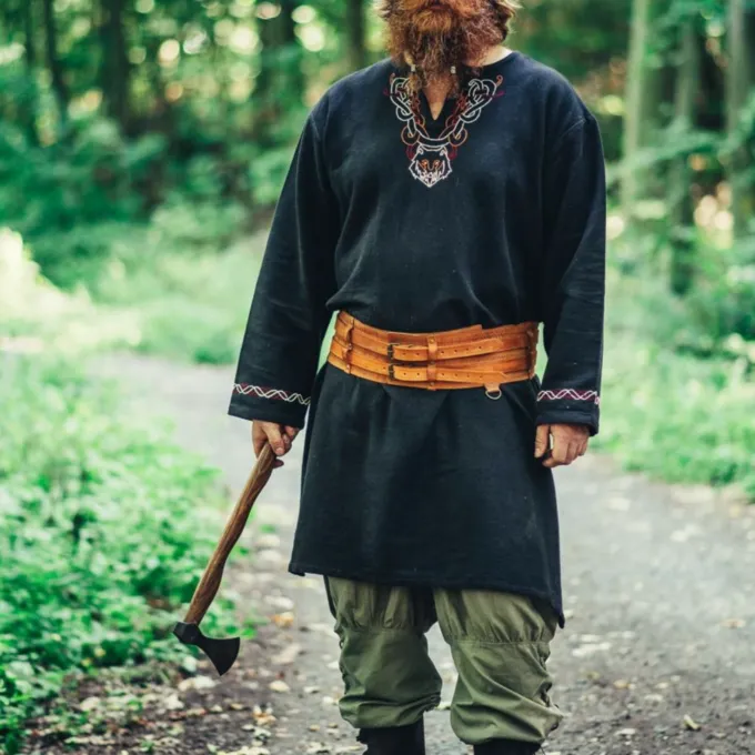 Leonardo Carbone Ceinture Celtique Ruari, Brun Clair 3 Leonardo Carbone Ceinture Celtique Ruari, Brun Clair