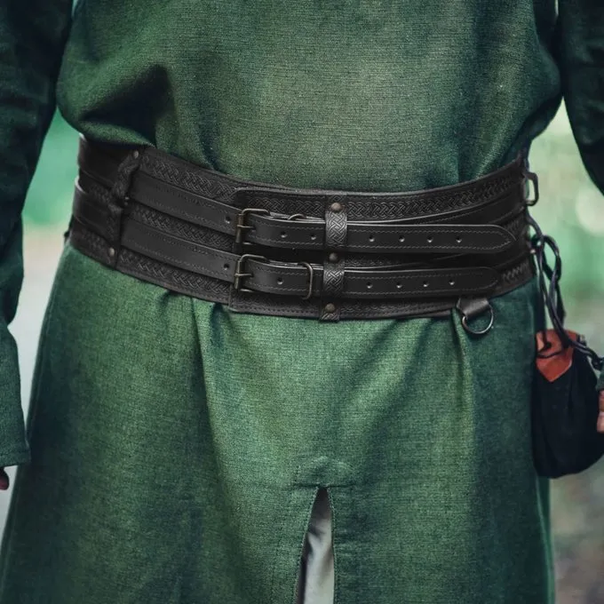 Leonardo Carbone Ceinture Celtique Ruari, Noir 3 Leonardo Carbone Ceinture Celtique Ruari, Noir