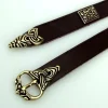 Ceinture De Luxe Viking Style Borre, Marron, Argenté