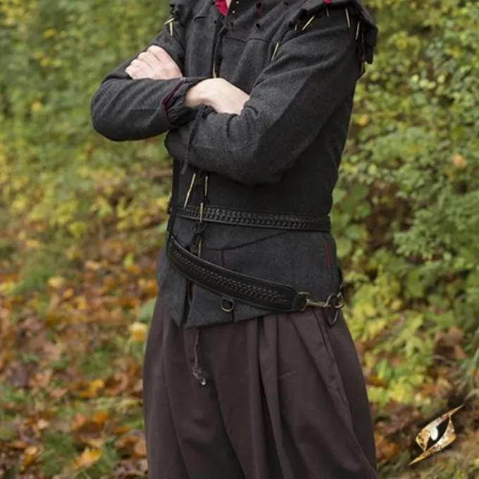 Epic Armoury Ceinture D'épée Tressée, Noire 4 Epic Armoury Ceinture D'épée Tressée, Noire – Image 2