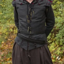 Epic Armoury Ceinture D'épée Tressée, Noire