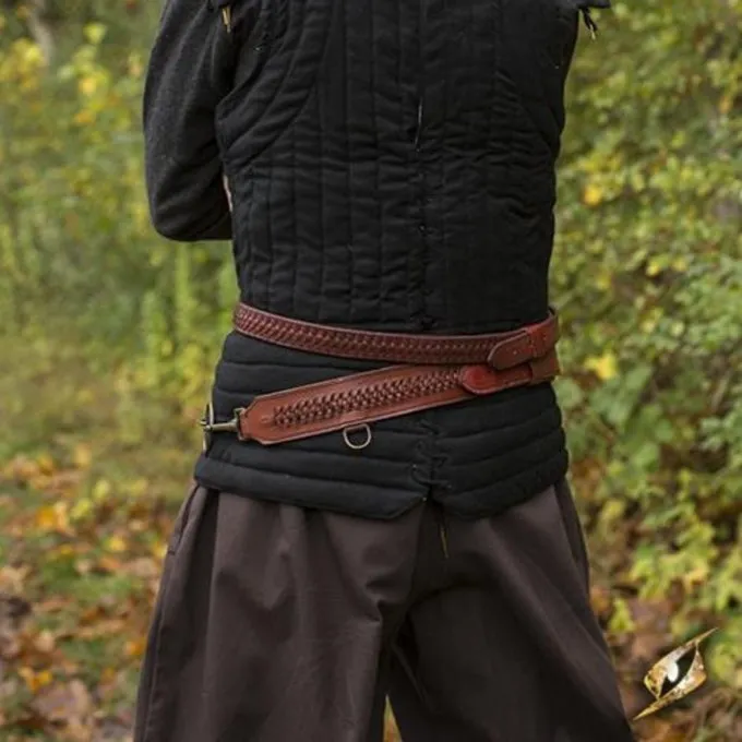 Epic Armoury Ceinture D'épée Tressée, Rouge 4 Epic Armoury Ceinture D'épée Tressée, Rouge – Image 2