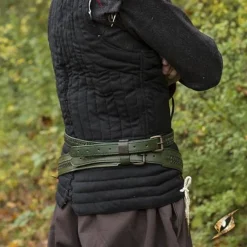 Epic Armoury Ceinture D'épée Tressée, Verte -Promos Halloween Boutique ceinture depee tressee verte 1