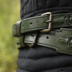 Epic Armoury Ceinture D'épée Tressée, Verte -Promos Halloween Boutique ceinture depee tressee verte 4