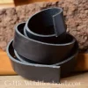 Ceinture En Cuir 30 Mm / 130-140 Cm Noir -Promos Halloween Boutique ceinture en cuir 30 mm 130 140 cm noir