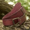 Epic Armoury Ceinture En Cuir Aruthia, Rouge