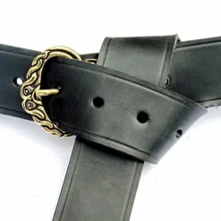 Ceinture Viking Borre, Brun, Argentait -Promos Halloween Boutique ceinture viking borre brun argentait 1