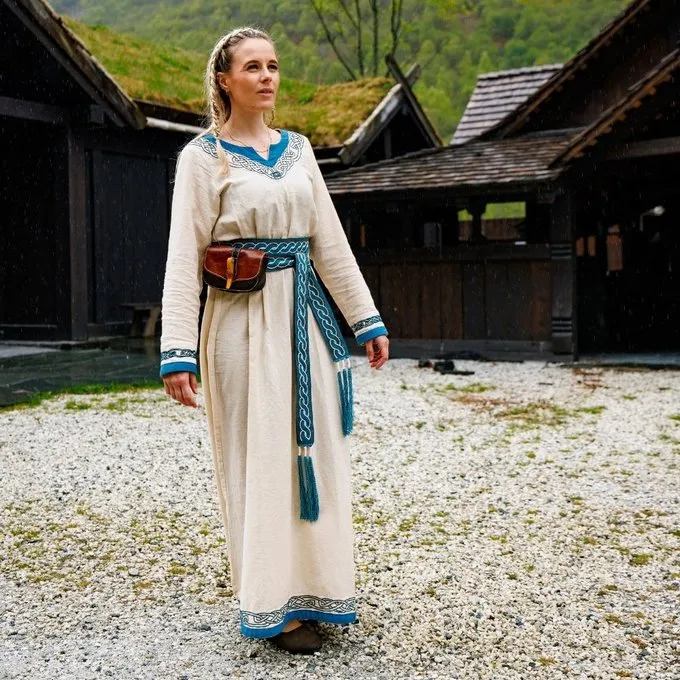 Leonardo Carbone Ceinture Viking Elina, Bleu 5 Leonardo Carbone Ceinture Viking Elina, Bleu – Image 3