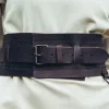 Leonardo Carbone Ceinture Viking Sigrid, Marron Foncé