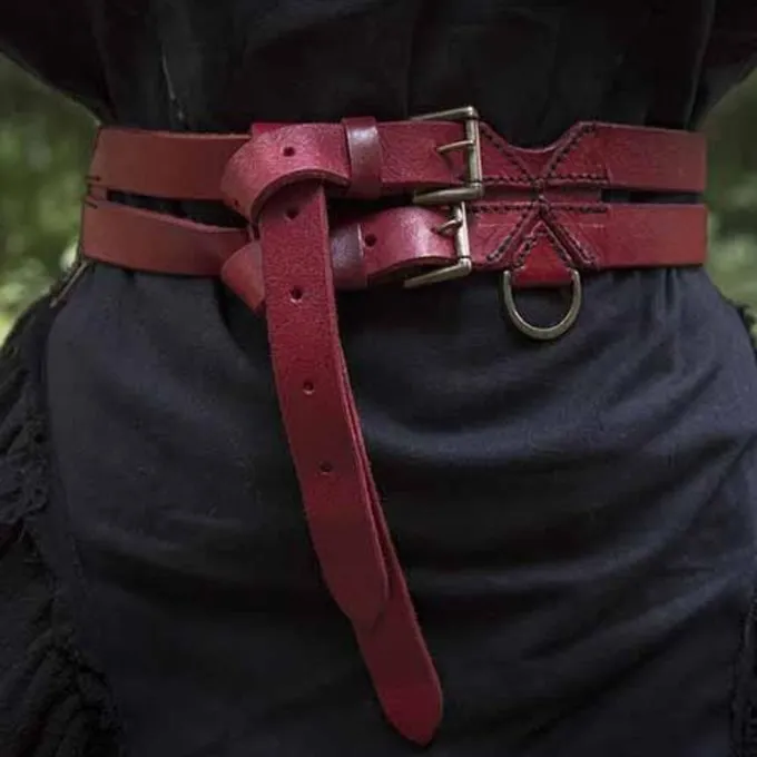 Epic Armoury Ceinture X Double, Rouge 4 Epic Armoury Ceinture X Double, Rouge – Image 2
