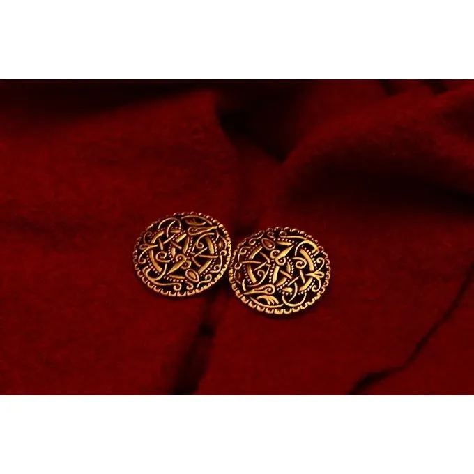 Fermoir Cape Urnes Style, La Couleur De Bronze 3 Fermoir Cape Urnes Style, La Couleur De Bronze