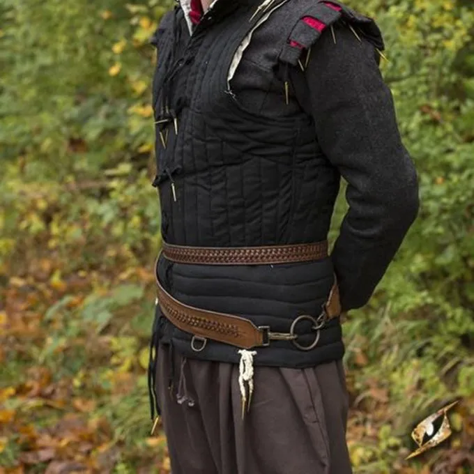 Epic Armoury Gevlochten Zwaardriem, Bruin 5 Epic Armoury Gevlochten Zwaardriem, Bruin – Image 3