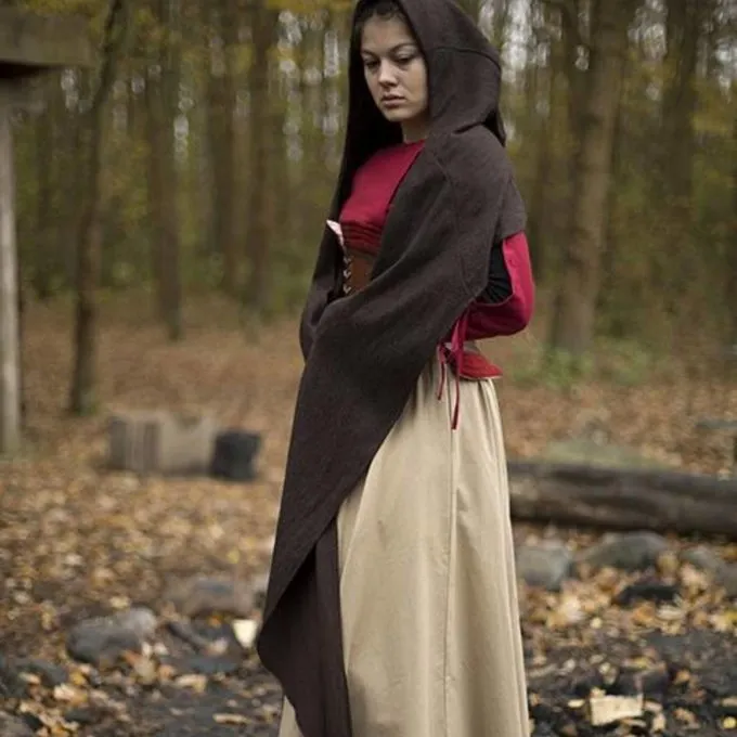 Epic Armoury Hood Assassins Creed, Brun Foncé 4 Epic Armoury Hood Assassins Creed, Brun Foncé – Image 2