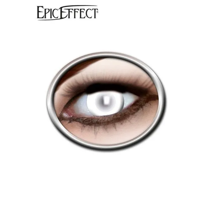 Epic Armoury Lentilles De Contact De Couleur Blanche, LARP Accessoire 3 Epic Armoury Lentilles De Contact De Couleur Blanche, LARP Accessoire