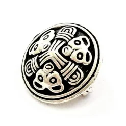 Petit Disque Péroné De Style Borre, Argentait