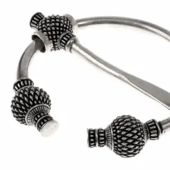 Viking Chardon Petit Péroné, Argenté -Promos Halloween Boutique viking chardon petit perone argente 1